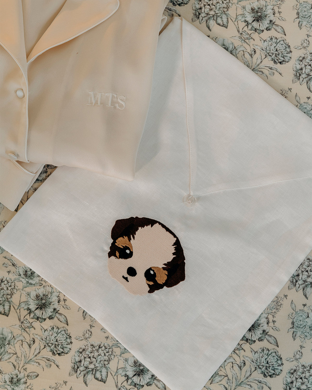 Puppy Linen Envelope– Caspisanti
